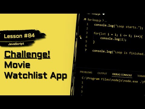 JavaScript For Beginners #84 | Build Your Own Movie List Step by Step!
