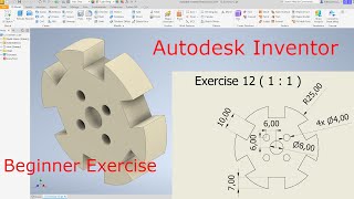 Autodesk Inventor Beginner Exercise 12