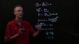 Solving Equations: Solving Rational Equations {Part 3}