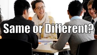 How are human beings both different and similar