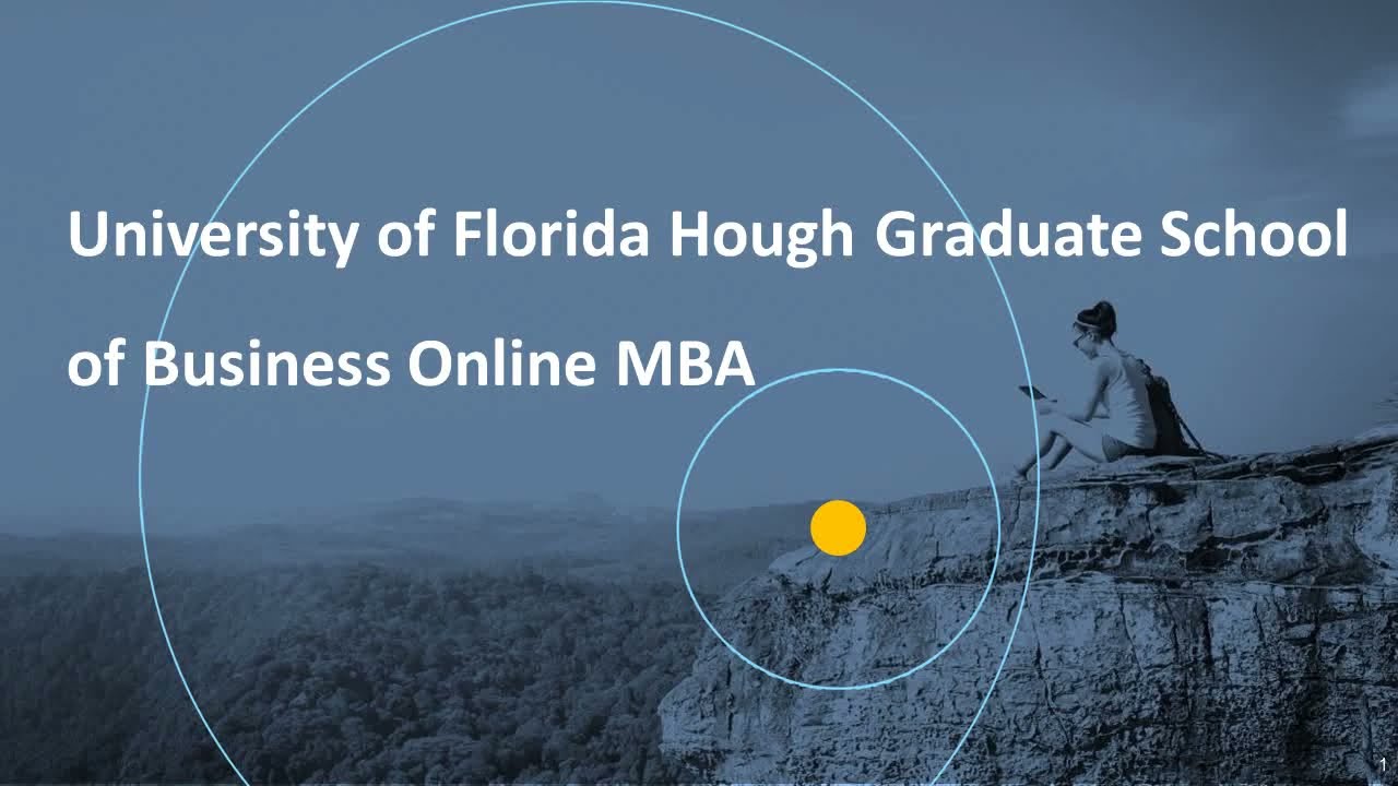 UF Hough Graduate School of Business Online MBA