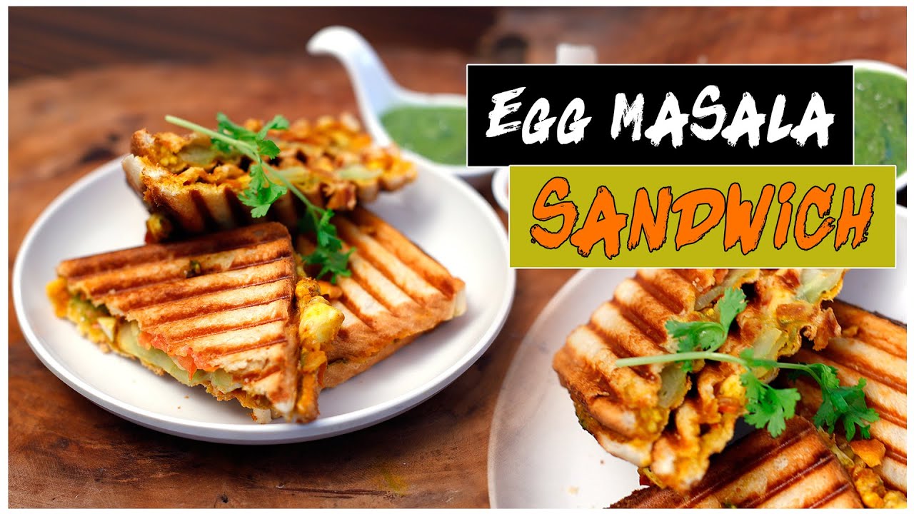 Egg Masala Sandwich /Sandwich / Grilled sandwich / Easy & Quick Recipes YouTube