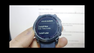 Garmin Fenix 7 software update v10.43 released