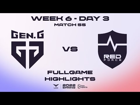GEN vs NS Highlights ALL GAMES LCK Spring Split 2022 | W6D3 | Gen.G vs NS RedForce