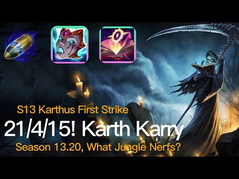 Karthus Jungle S13 Domination First Strike Runes