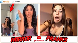 MIRROR´S JUMPSCARE PRANKS OMEGLE I Bromas Y Sustos con REFLEJOS DE ESPEJOS