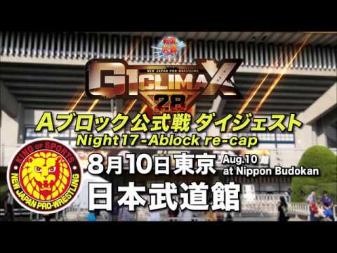 G1 CLIMAX 28 Night17 - A Block re-cap (August 10 at Nippon Budokan)