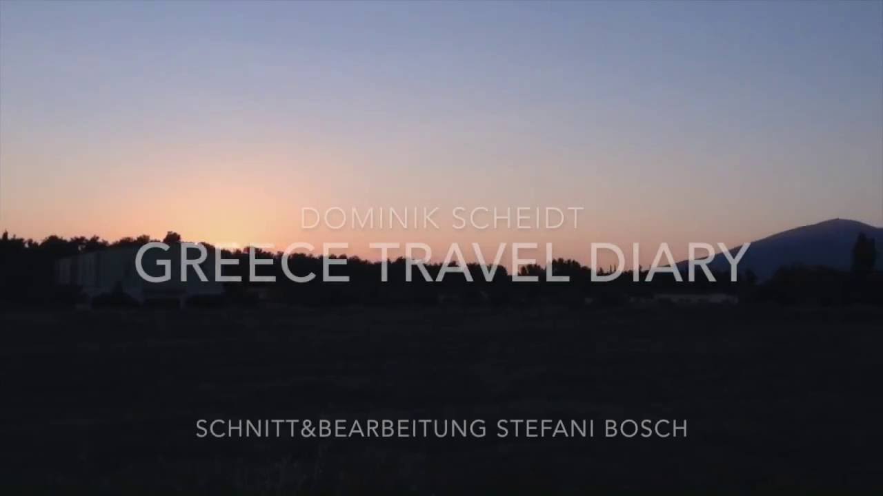 Greece Travel Diary YouTube