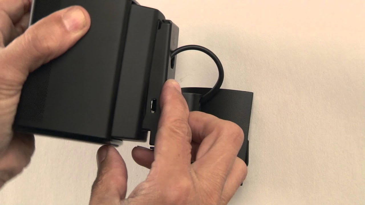 How to connect the Bose® UB-20 Series II wall/ceiling bracket | video YouTube