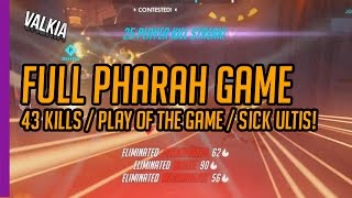 Full Pharah Game with Subs || 43 Kills / POTG / Sick Ultimates - Overwatch Gameplay