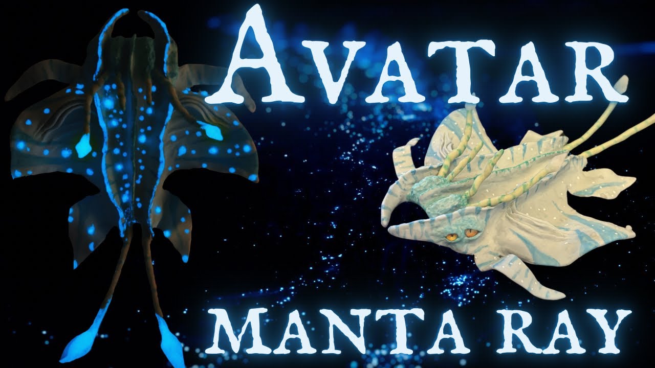 Sculpting an Avatar inspired sea creature - Polymer clay - Glow in the dark sculpture