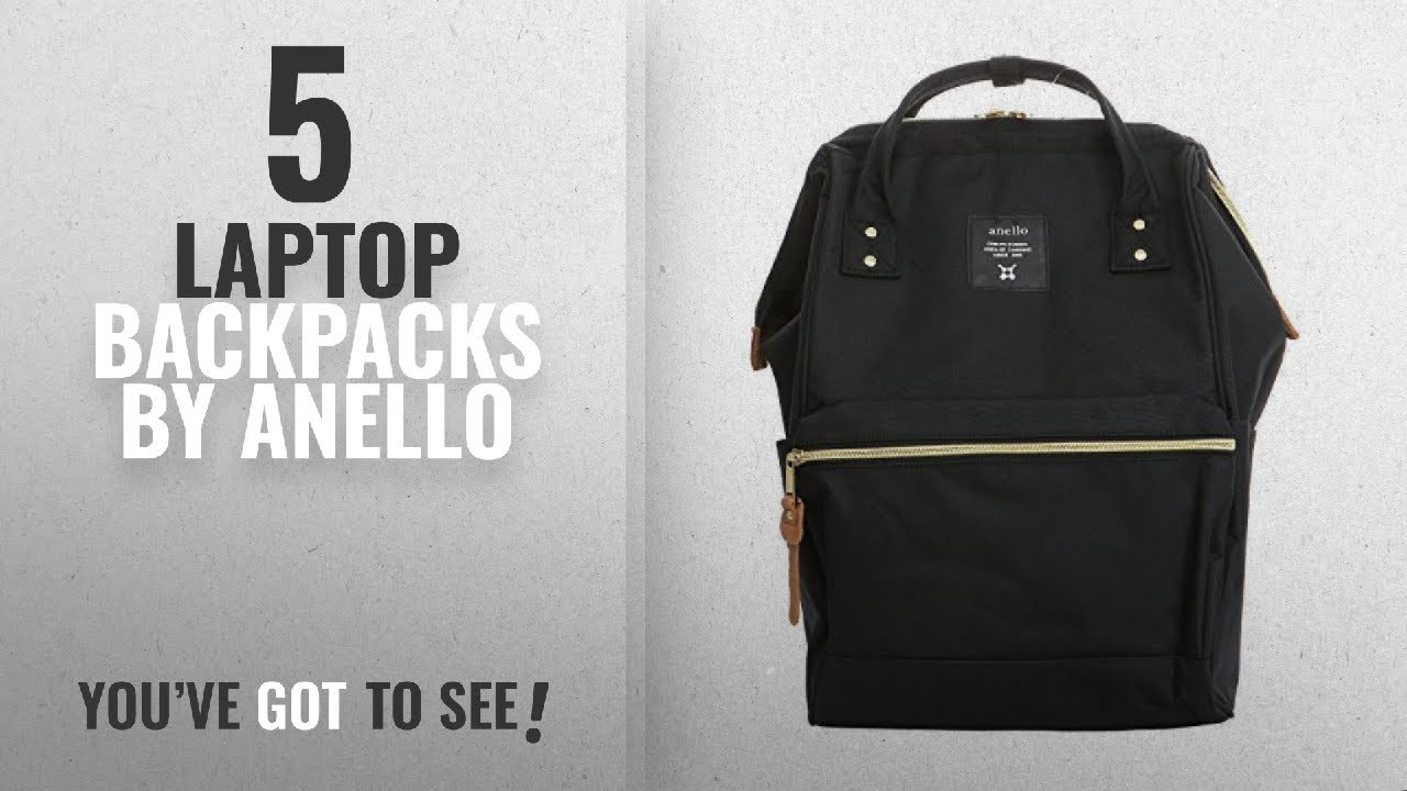 Japan Anello Backpack Unisex Regular Size SAX Rucksack Canvas School Bag :  : Fashion