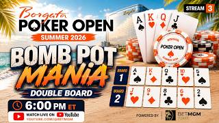 2026 Borgata Poker Open | Bomb Pot Mania!