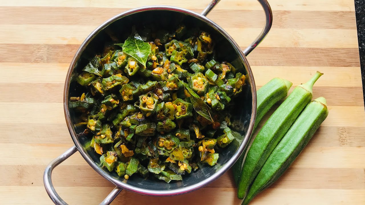 Vendakkai poriyal Recipe in tamil/Spicy lady’s finger recipe/Bhindi fry