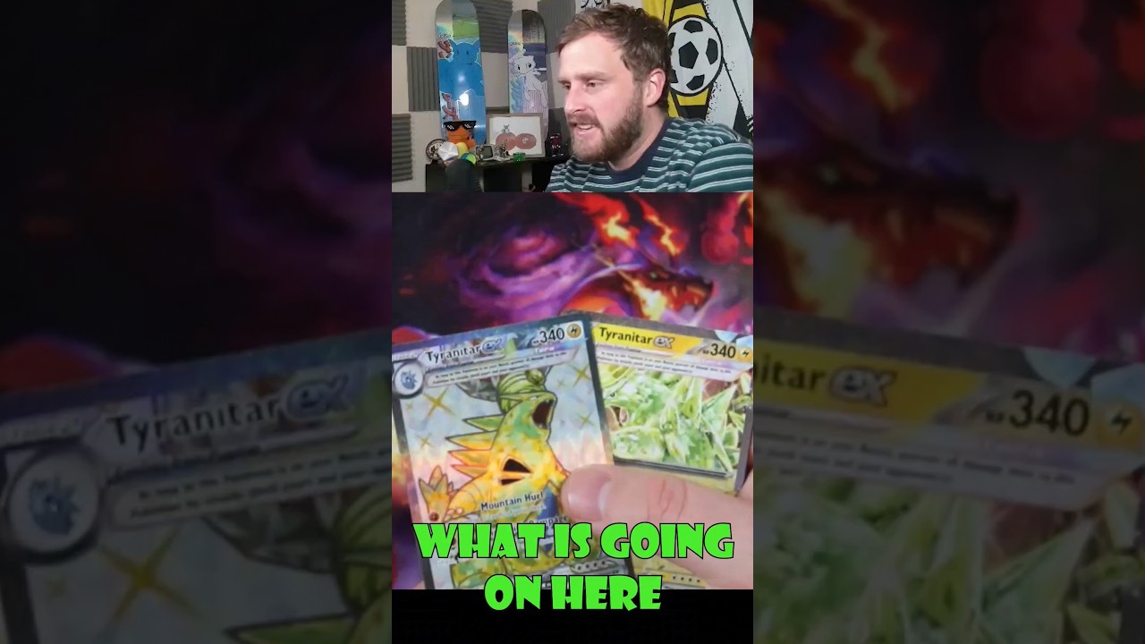 TYRANITAR EX FULL ART PULL FROM POKEMON OBSIDIAN FLAMES!!! 