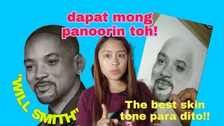 Will Smith on charcoal drawing