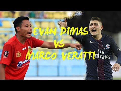 asgar78 x HALO138 - #AduSkill Marco Veratti VS Evan Dimas - Goal, Skills, Passing HD