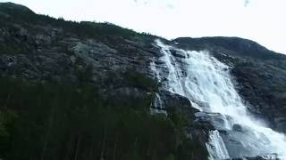 Vodopád Langfoss  12.06.2016
