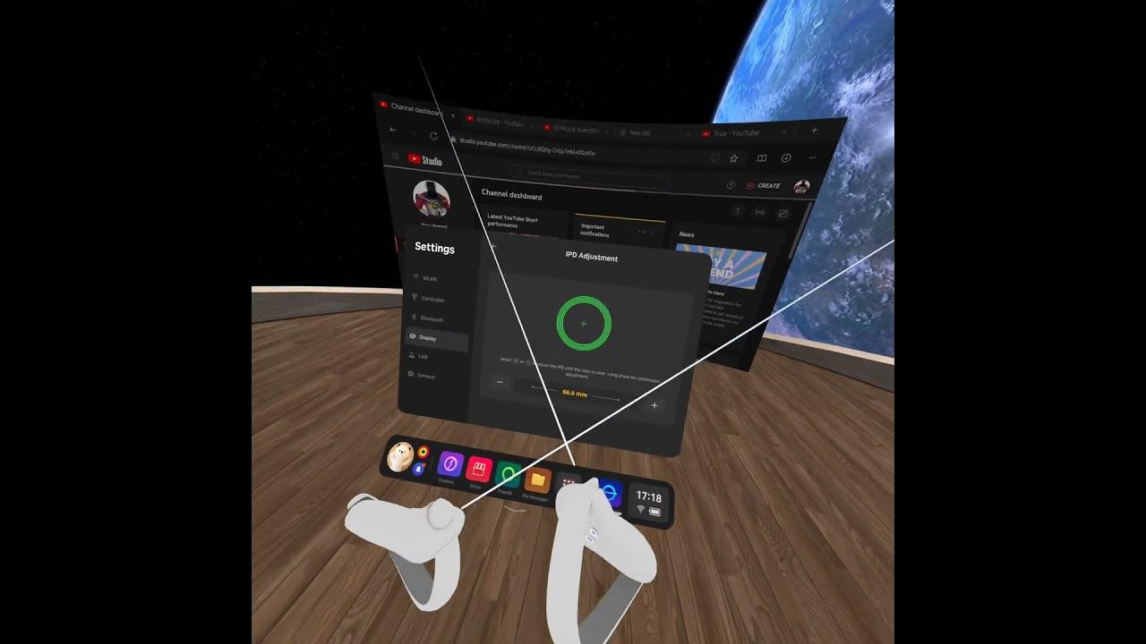 how to adjust the ipd on pico 4 vr headset YouTube