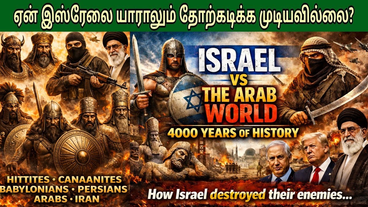இஸ்ரேல் எதிரிகள் அழிந்த வரலாறு | enemies of israel | iran israel war | israel history in tamil