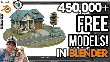 450,000+ FREE Models in Blender?!?!?!? Check out the SketchFab Add-On!