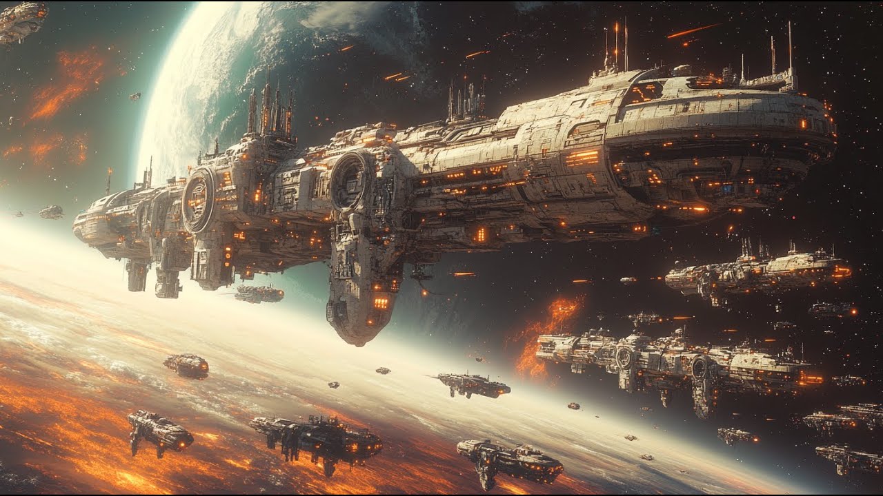 Imperium Galaktyczne atakuje ludzki statek medyczny, budząc starożytne okręty wojenne Ziemi