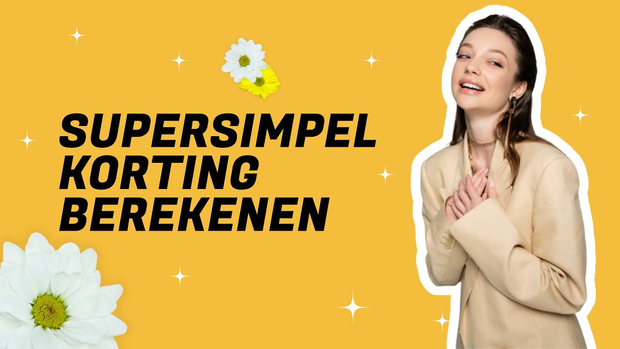 Korting berekenen met de kortingscalculator - YouTube