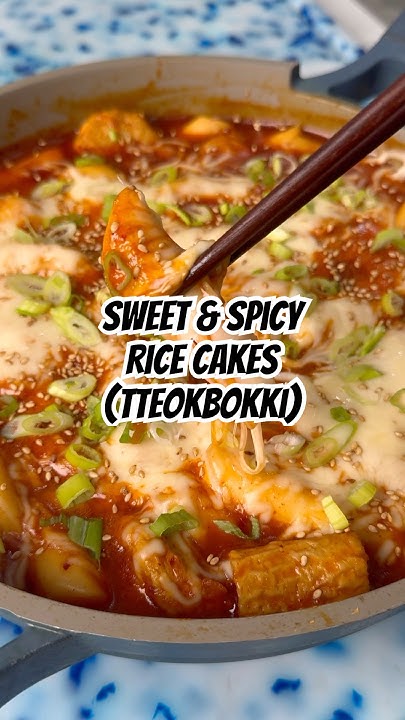 Sweet & Spicy Rice Cakes aka Tteokbokki! #freddsters #Tteokbokki #sweet