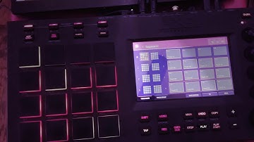 MPC Touch on 2.0 software brief jam session