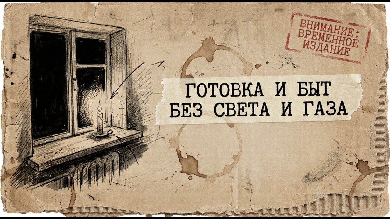Блэкаут: как готовить еду без света и газа