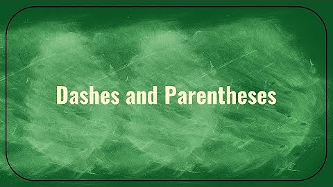 Grammar Wired! 7th Grade Dashes and Parentheses