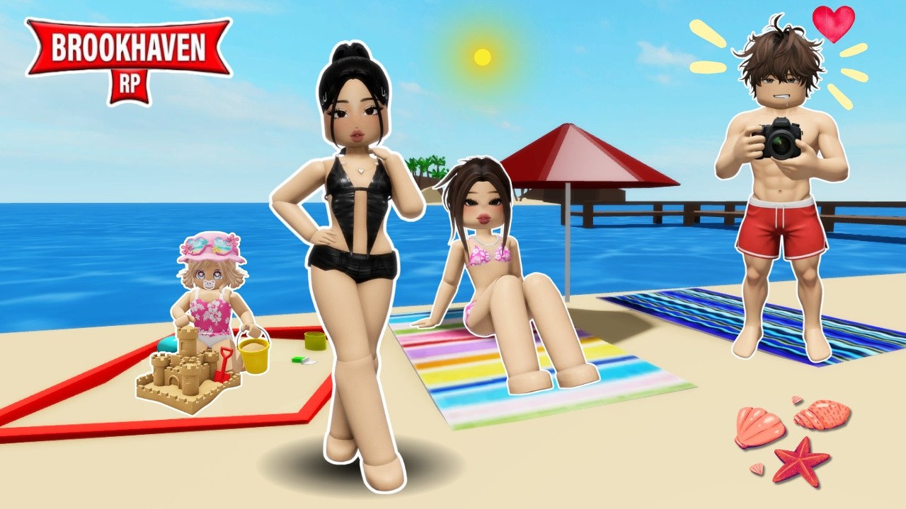 UN CHICO NOS ACOSA EN LA PLAYA DE BROOKHAVEN CON MI HERMANA ¿QUE HACEMOS?ROBLOX #roblox #brookhaven