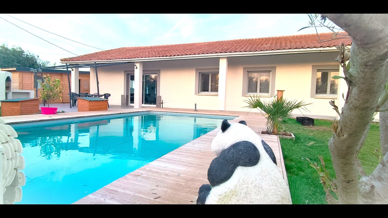 Maison T4 de plain pied sur un terrain de 1000 m²