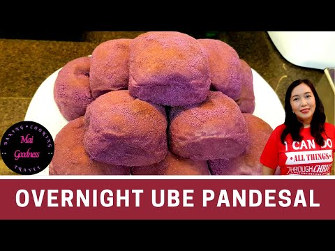Ube Cheese Pandesal Overnight Proofing by Mai Goodness | Using Home Made Bread Improver | Bread Roll