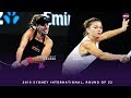 Angelique Kerber vs. Camila Giorgi | 2019 Sydney International Round of 32 | WTA Highlights