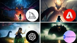 Midjourney vs Dall-E vs Stable Diffusion vs Adobe Firefly