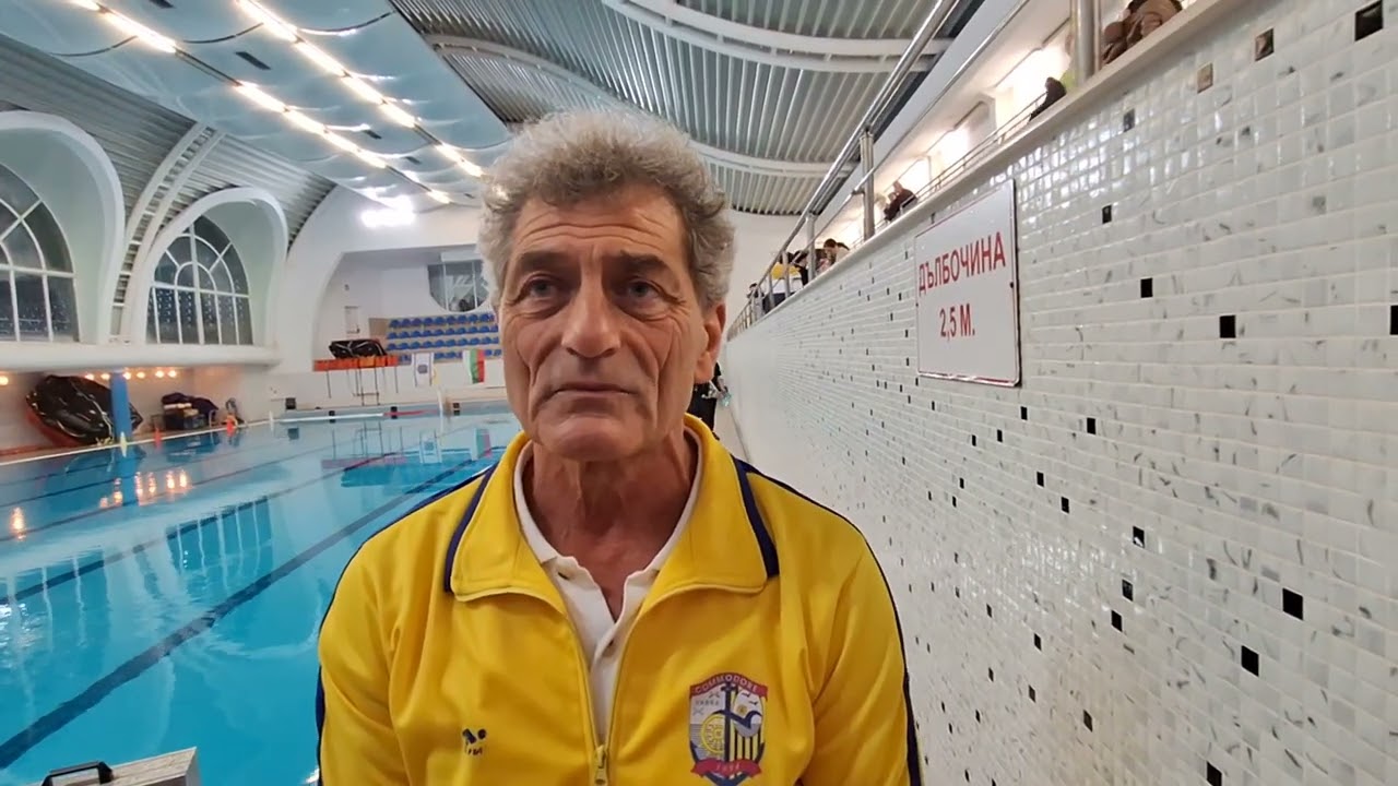 Николай Николов, старши треньор на отбора по водна топка Комодор