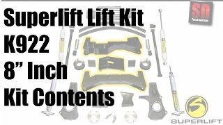 Superlift Suspension Lift Kit for 2007-2013 ChevyGMC 1500 8 INCH LIFT 4WD and 2WD K922