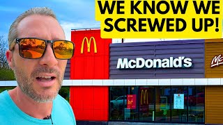 McDonald's is DESPERATE! PLEASE COME BACK!