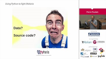 PyParis 2017 - Using Python to fight Malaria by Pierre Poulain