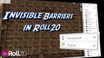 Creating Invisible Barriers in Roll20