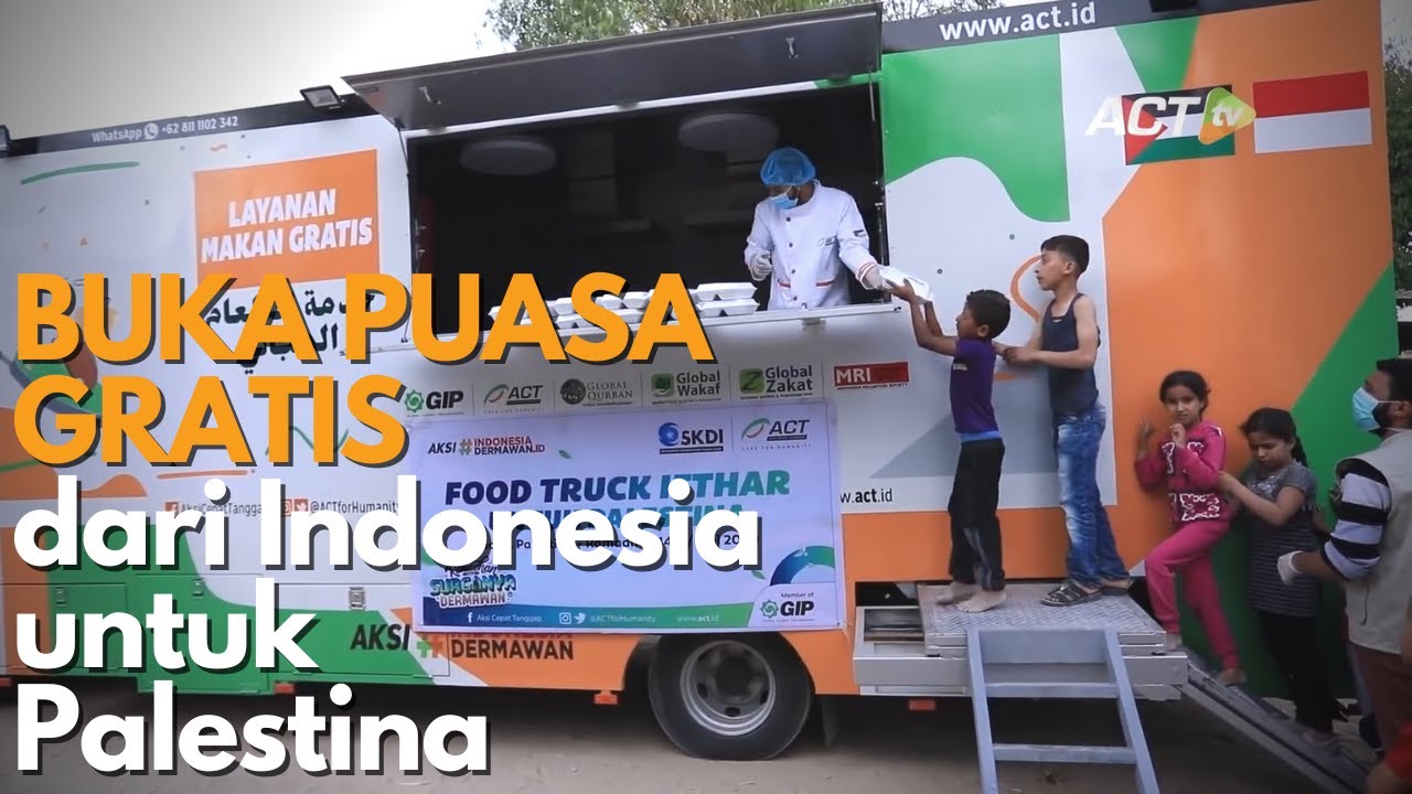 ALHAMDULILLAH, Buka Puasa Gratis dari INDONESIA untuk PALESTINA!