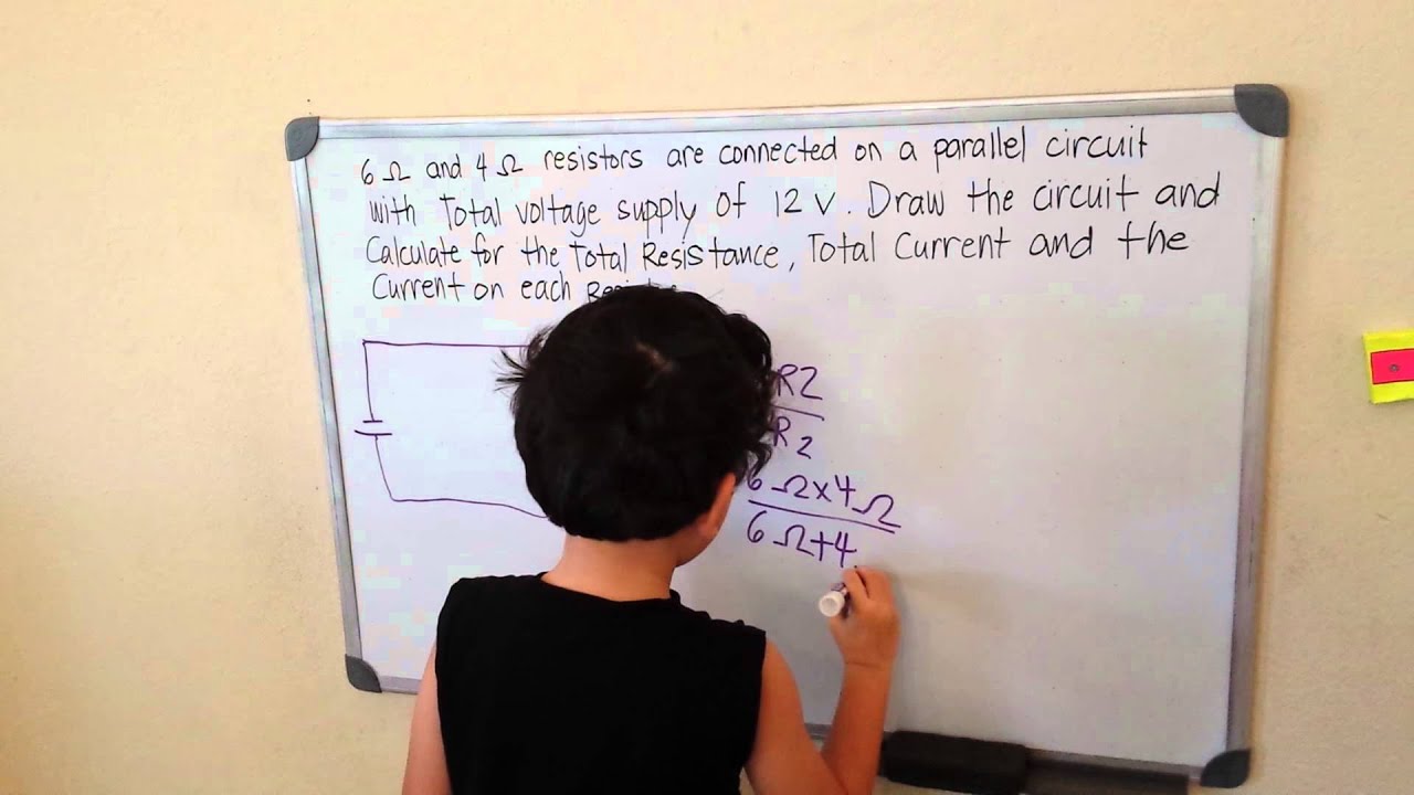Draw & Calculate Current & Resistance on Parallel - YouTube