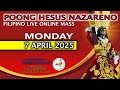 Quiapo Church Live Mass Today · 7 April 2025 · MONDAY of 5TH WEEK OF LENT