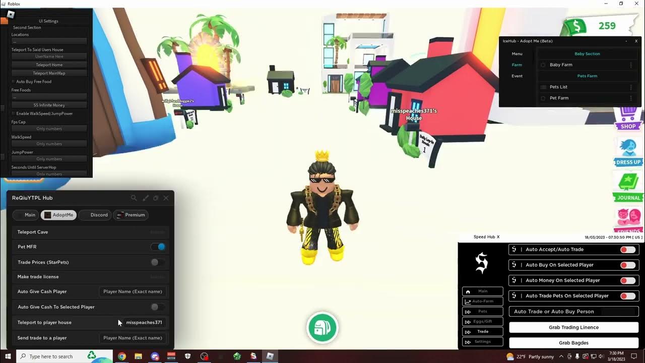 NEW ROBLOX Adopt Me Script Hack Auto Farm + Auto Trade Trolling