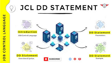 JCL Tutorial: JCL DD Verklaring betekent | JCL DD Verklaring Parameters | JCL DD Verklaring Syntax