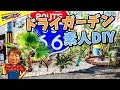 【観葉植物】ワシントンヤシの地植え作業 素人DIYによるドライガーデン作り アメリカン ザッカ ウェルカム #043 ロックガーデン ガーデニング
