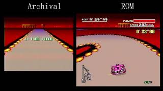 BS F-Zero Grand Prix Ace League - Broadcast Recording Vs. Emulation