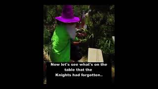 Wizard Gnome Got A Wizard Hat And Excalibur Sword crawly gnomesvsknights