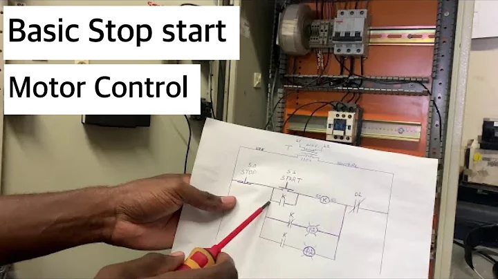 Stop Start Motor Control With Indicator Lights 👨🏾‍💻